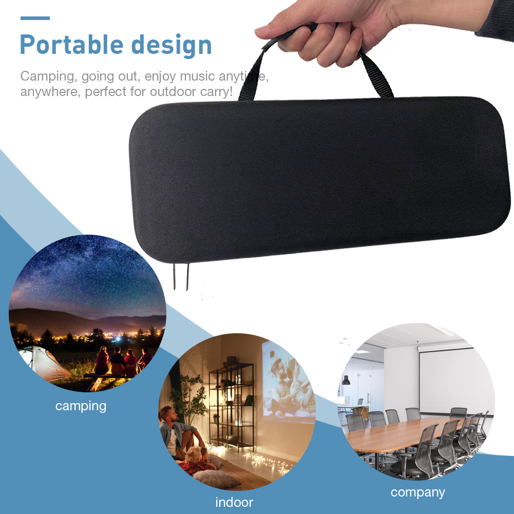 Projector Carrying Bag - Portable Carrying Case Multifunctional Zipper Projector