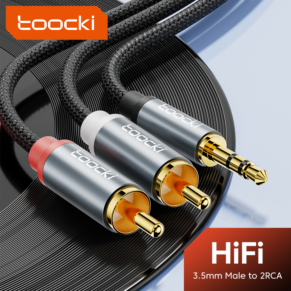 Home Cinema Heos - Toocki RCA Cable HiFi Stereo 3.5mm
