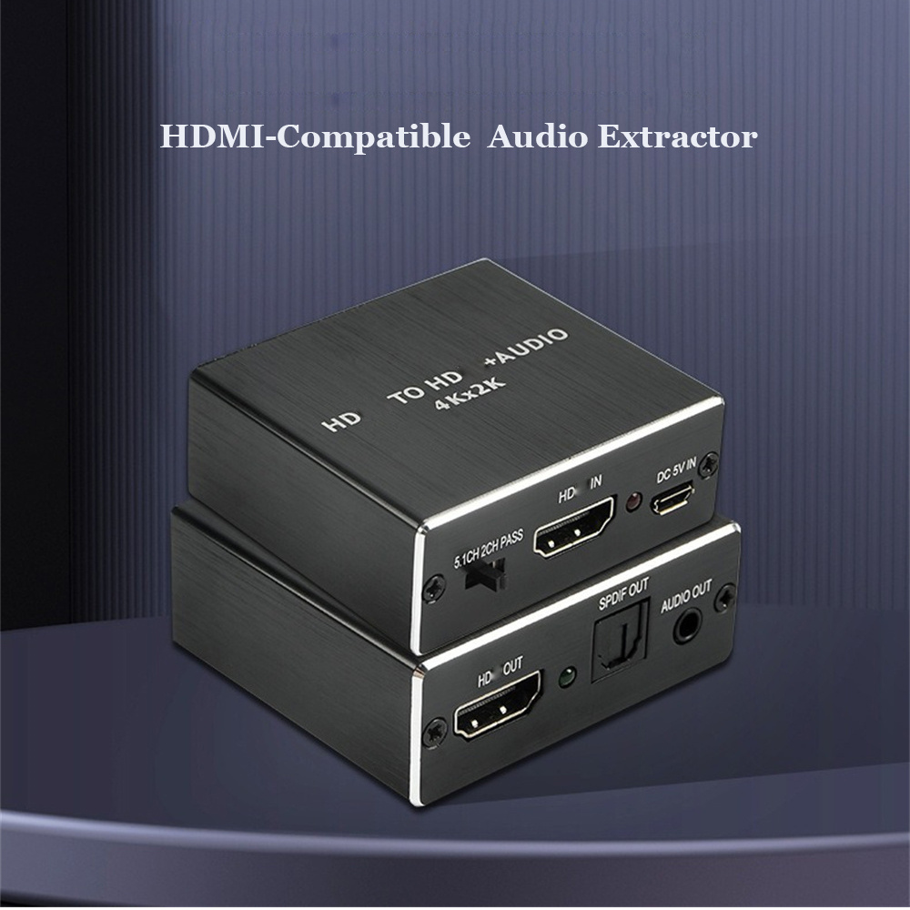 Home Cinema Heos - HDMI-Compatible Audio Extractor 3.5mm 4k X