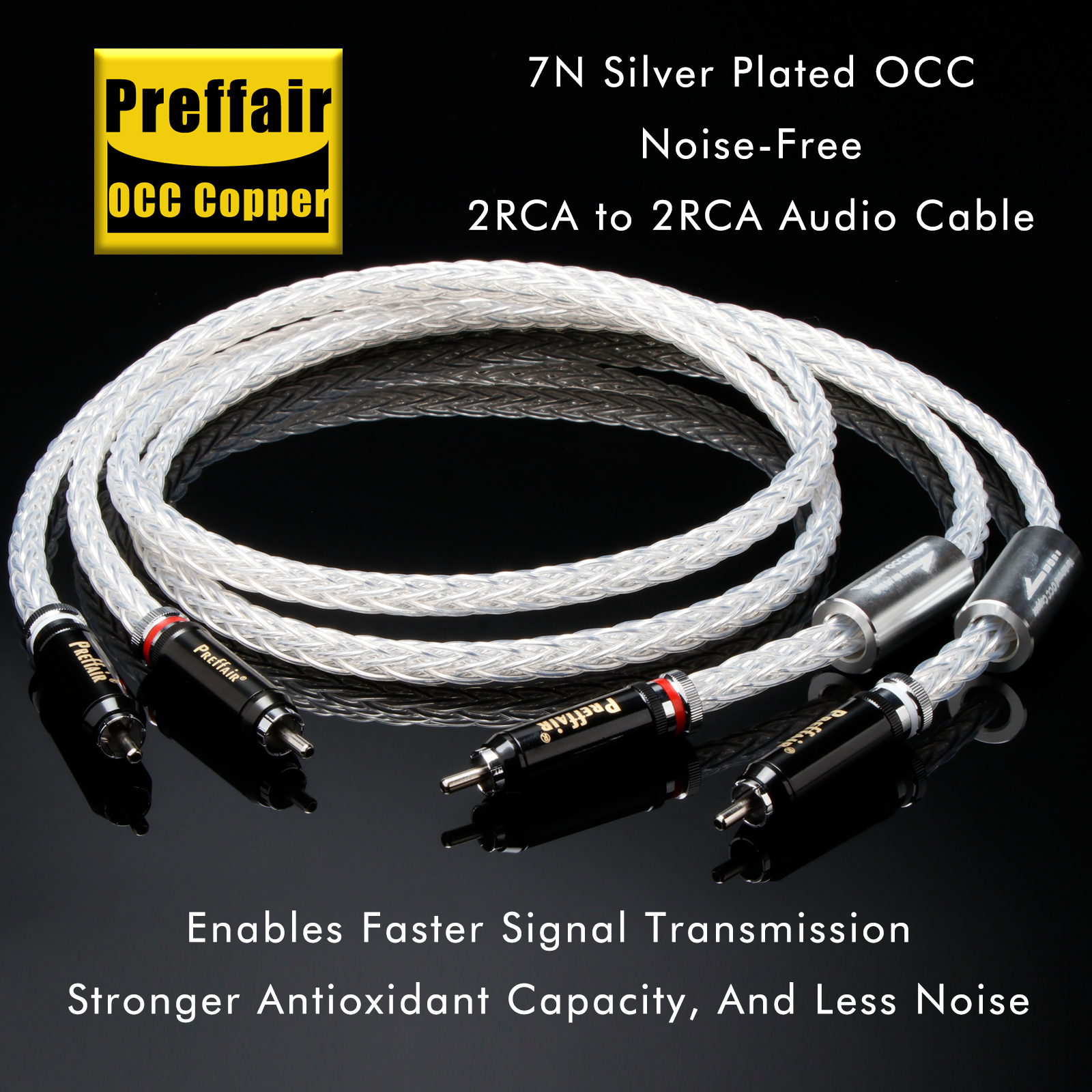 Home Cinema Heos - Hifi Audio RCA Cable 12cores 7N