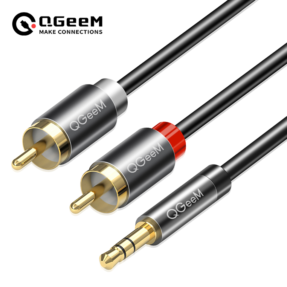QGeeM RCA Cable 2RCA to 3.5 Au - Home Cinema Heos review and price