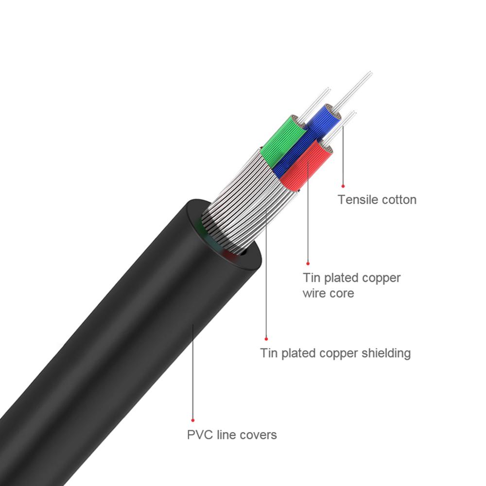 QGeeM RCA Cable 2RCA to 3.5 Au - Home Cinema Heos review and price