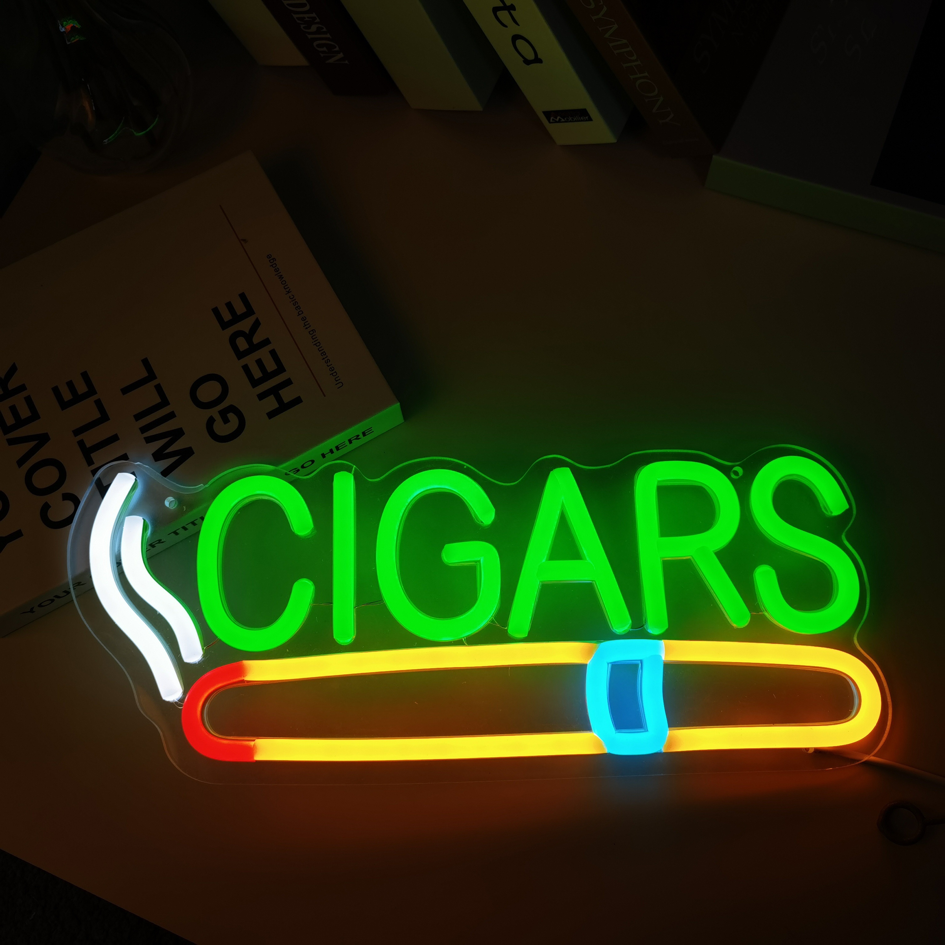 Cigar Shop Neon Sign, For Home - Home Cinema Logo review and price