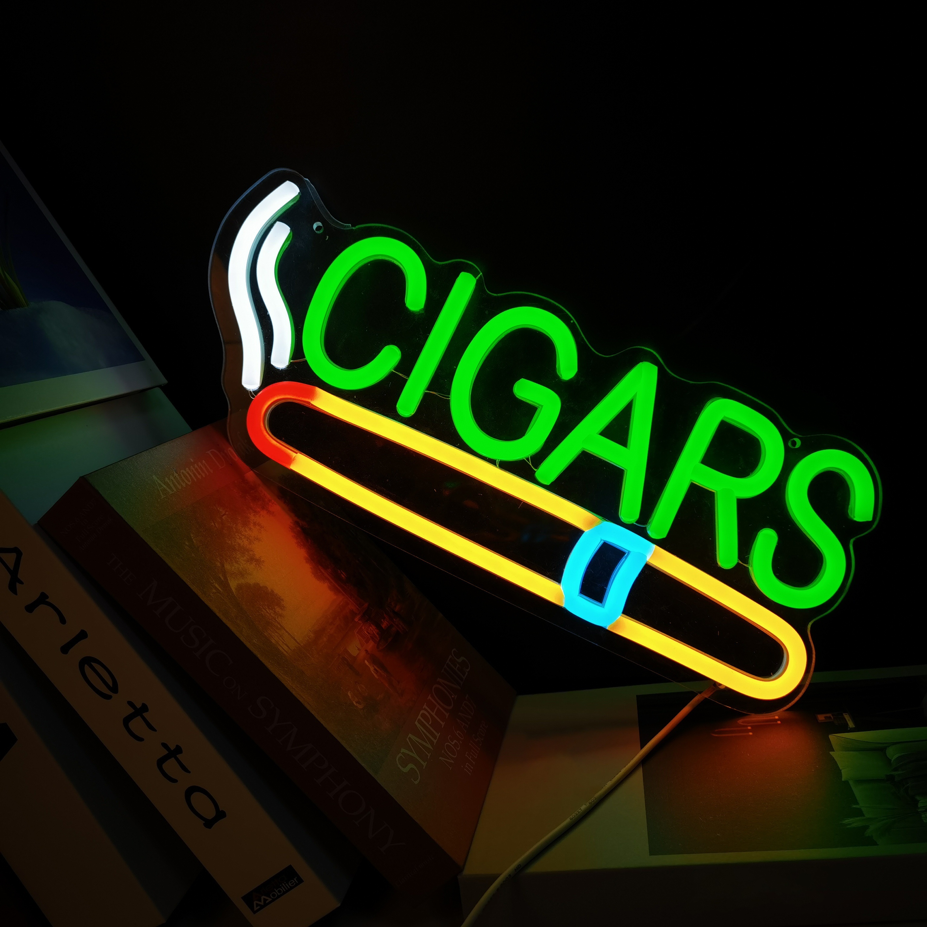 Cigar Shop Neon Sign, For Home - Home Cinema Logo review and price