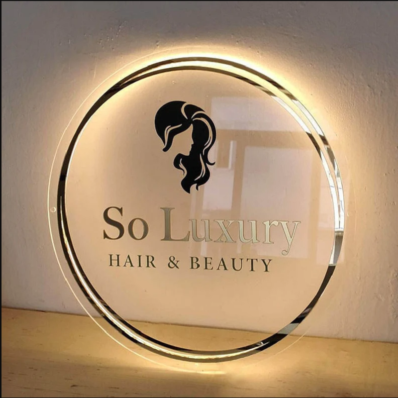 Business Neon Lights Mirror Lo - Home Cinema Logo review and price