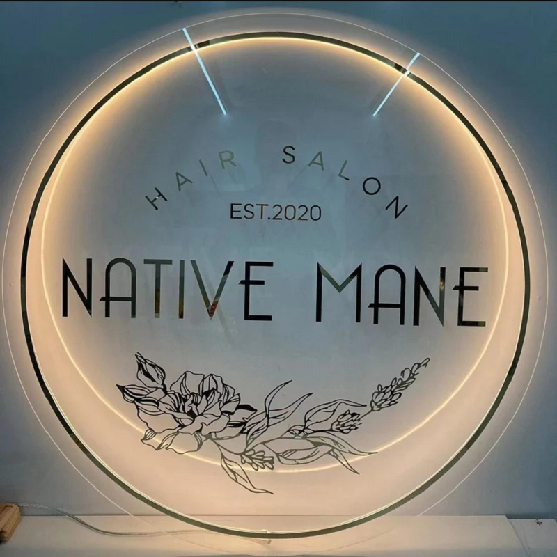 Business Neon Lights Mirror Lo - Home Cinema Logo review and price