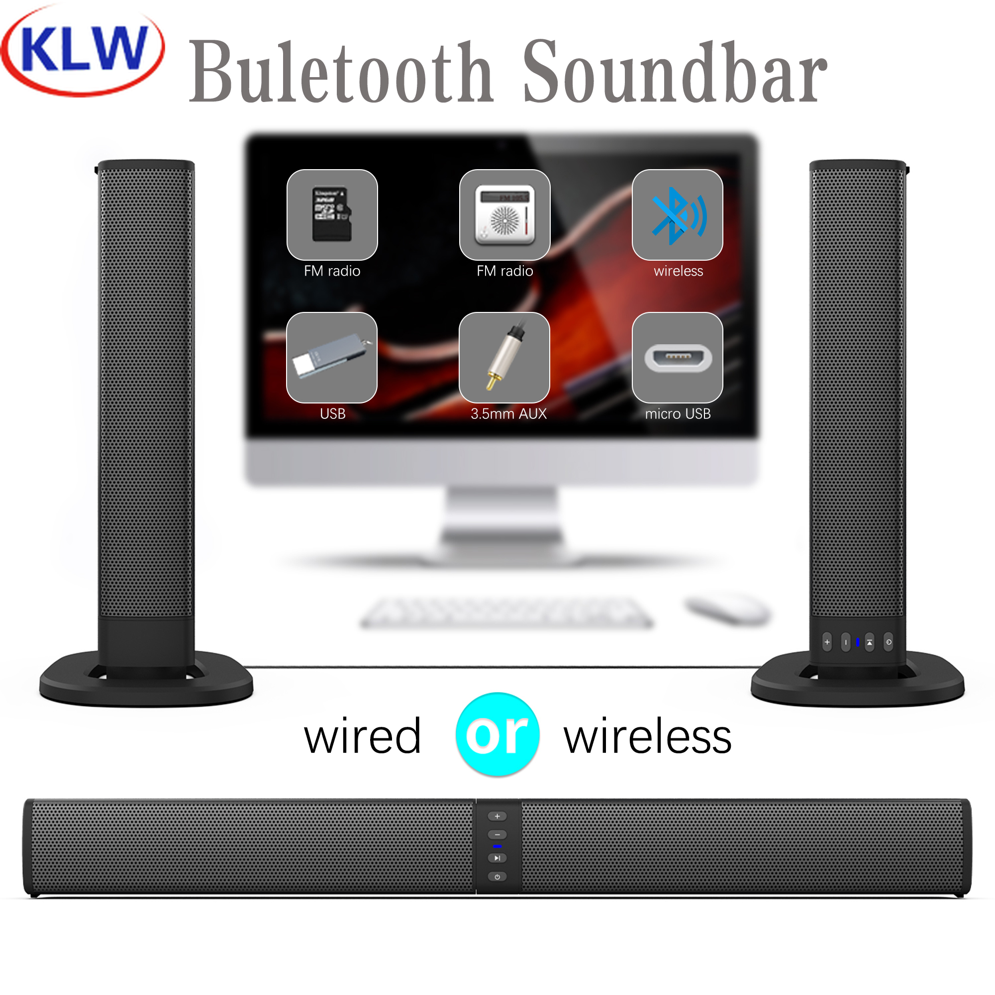 20W Powerful Wireless Soundbar - Home Cinema Bose review and price
