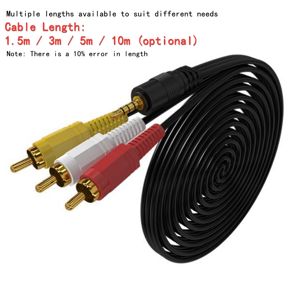 3.5mm to 3 RCA Audio Video Cab - Home Cinema Heos review and price