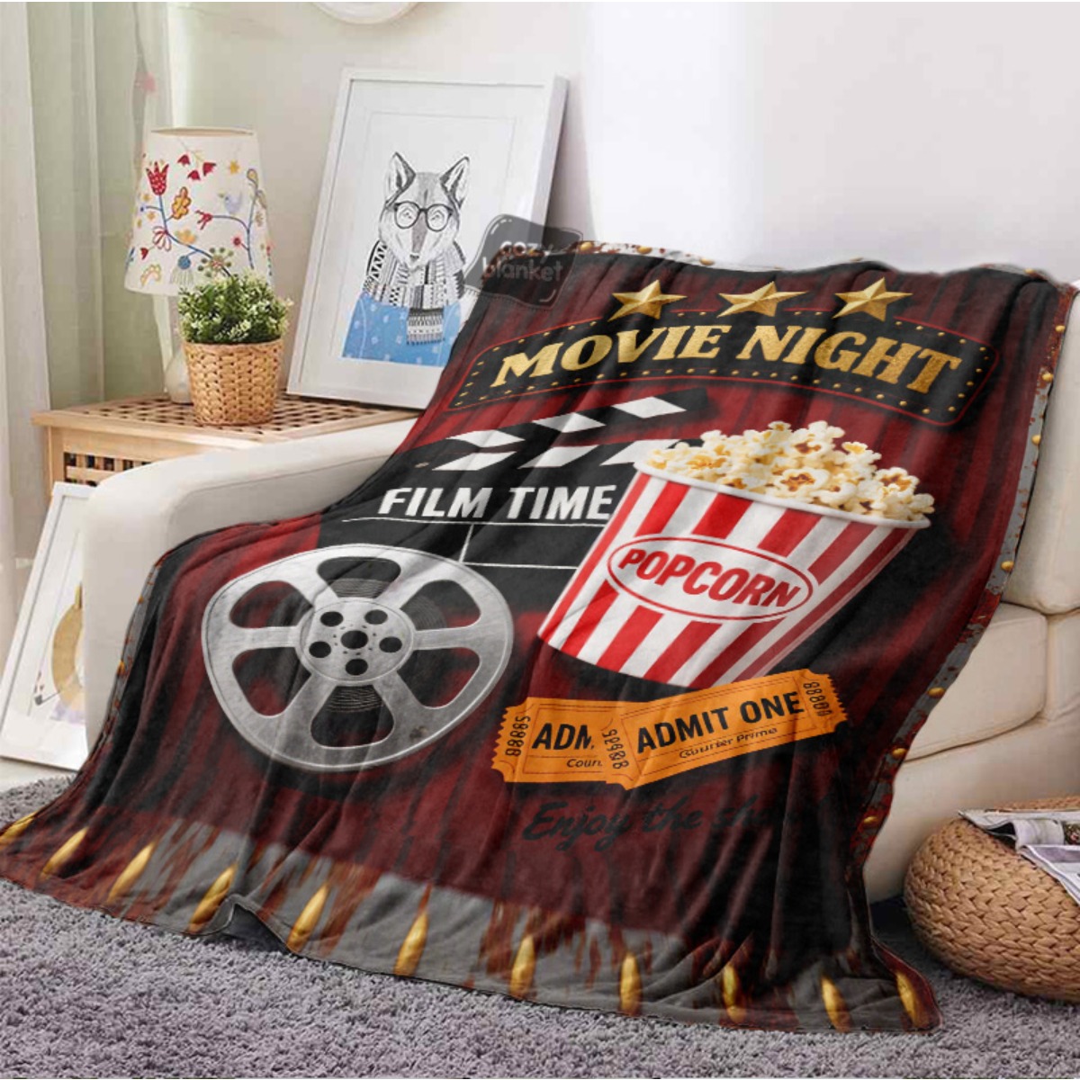Comfortable Movie Night Blanke - Home Cinema Tickets review and price