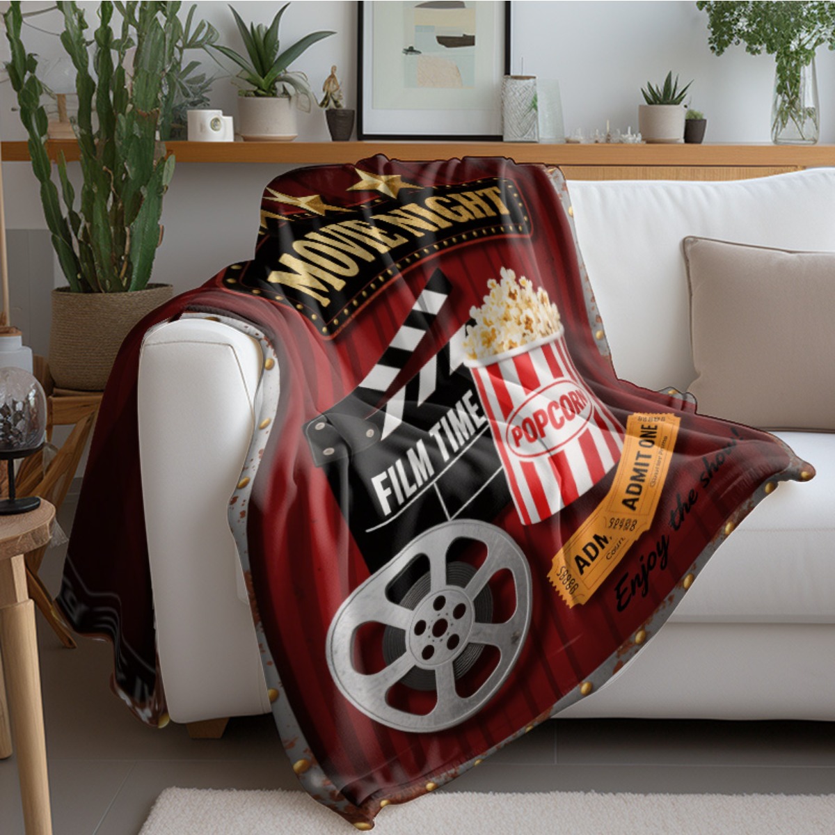 Comfortable Movie Night Blanke - Home Cinema Tickets review and price