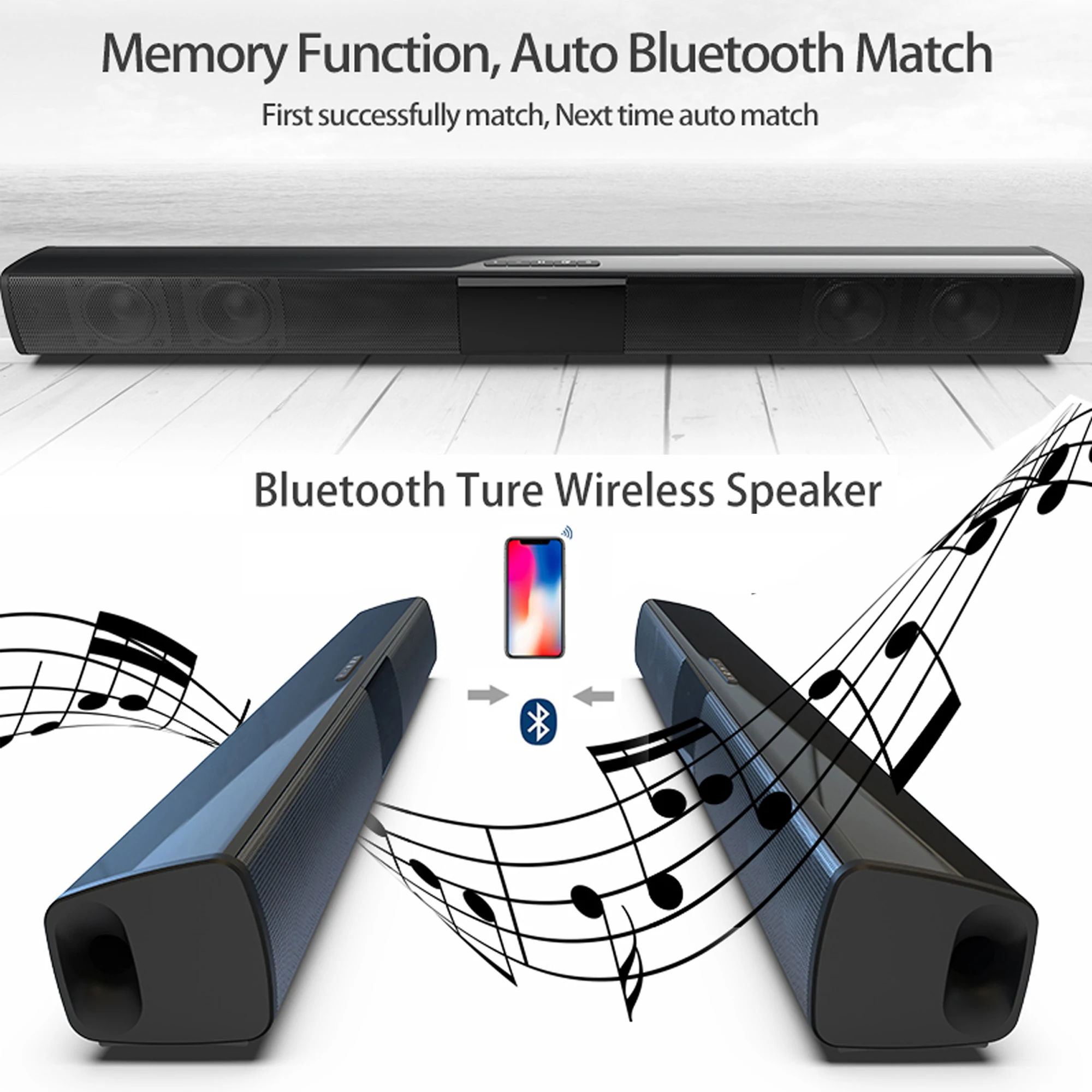40W High Power Soundbar for TV - Home Cinema Bose review and price