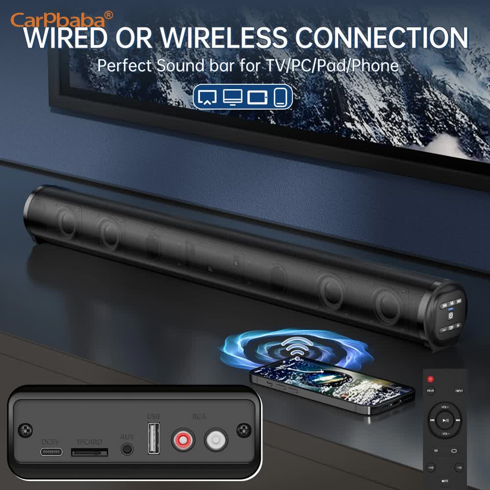 Carpbaba BS10 20W Soundbar Blu - Home Cinema Bose review and price