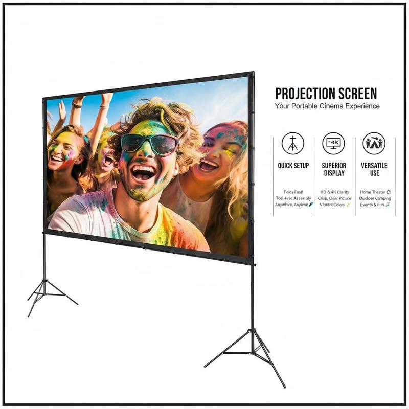 Projector Screen with Stand, 1 - Projector Carrying Bag review and price