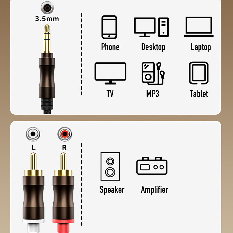 RCA To 3.5 mm Jack Aux Audio C - Home Cinema Heos review and price