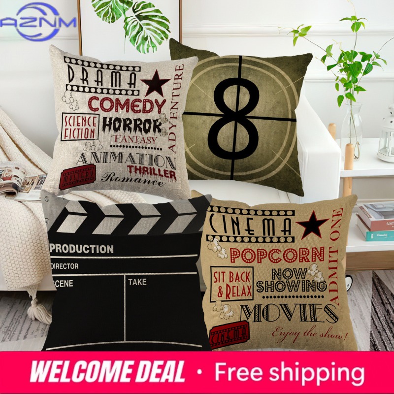 Cinema Ticket Printed Pillow C - Home Cinema Tickets review and price